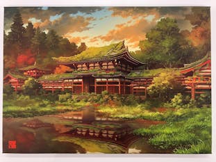 【東京幻想】平等院鳳凰堂幻想(キャンバスアート).